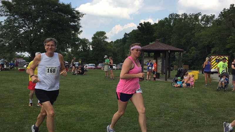 2015 Road Runner Classic 8K 103.JPG - 2015 Road Runner Classic 8K run at Maybury State Park outside Northville Michigan on July 25, 2015.